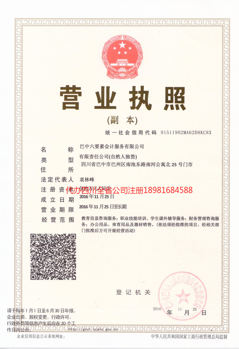 枣阳枣阳六要素会计服务有限公司